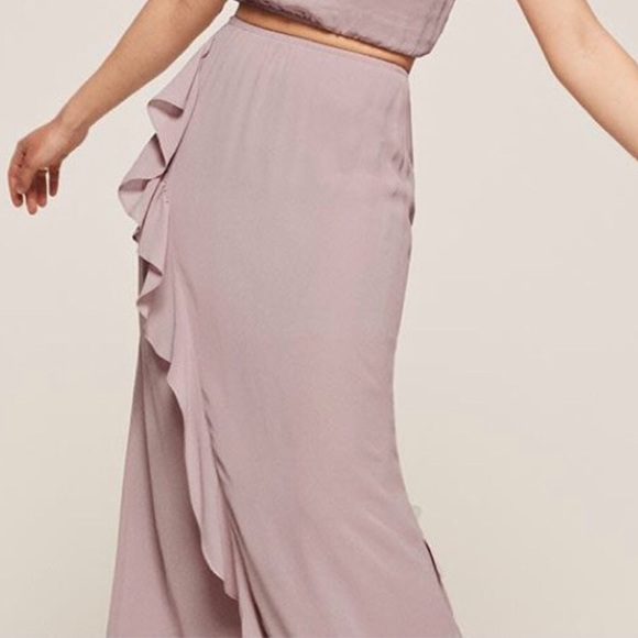 lilac maxi skirt